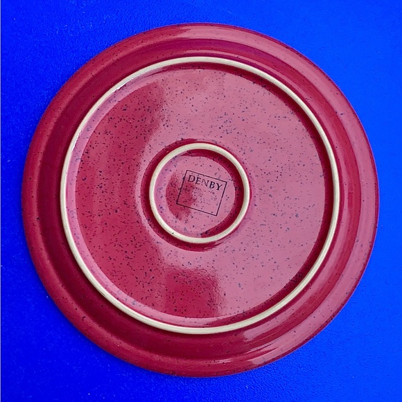 Red & Blue DENBY HARLEQUIN Dinner Plate Replacement - Picture 13 of 14